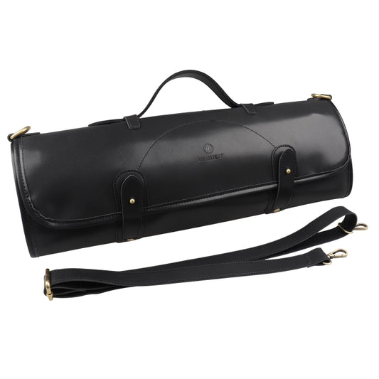 WESSLECO Chef Knife Storage Bag Portable Roll Knife Storage Bag, WESSLECO Brown, Portable Roll Black
