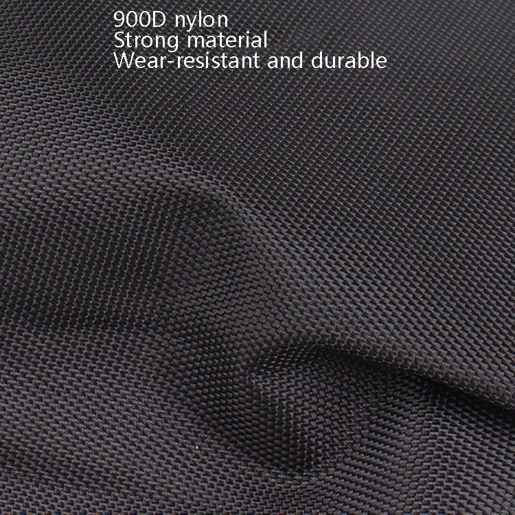 Black woven 900D nylon fabric close-up texture for medical storage bag