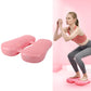 Pink inflatable yoga massage foot pad with raised bumps for balance and leg massage
