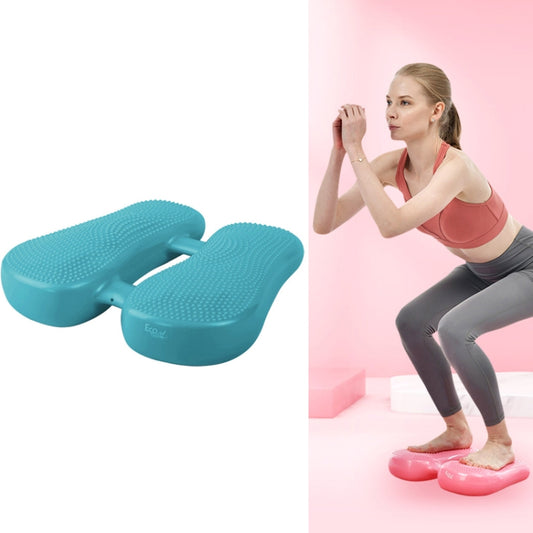 Home Fitness Yoga Balance Inflatable Foot Pad Aerobic Step Training Leg Relaxation Massage Pad, Yoga Inflatable Massage Pad (Blue), Yoga Inflatable Massage Pad (Pink)