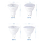 LED Light Cup 2835 Patch Energy-Saving Bulb Plastic Clad Aluminum Light Cup, 5W 6Beads, 7W 12 Beads