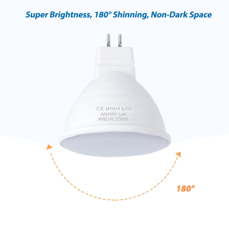 LED Light Cup 2835 Patch Energy-Saving Bulb Plastic Clad Aluminum Light Cup, 5W 6Beads, 7W 12 Beads