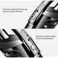 One-touch dust cup opening and start switch on handheld wet dry car vacuum, black and silver