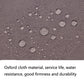 Waterproof dark purple shade sail fabric close-up with textured pattern and raindrops