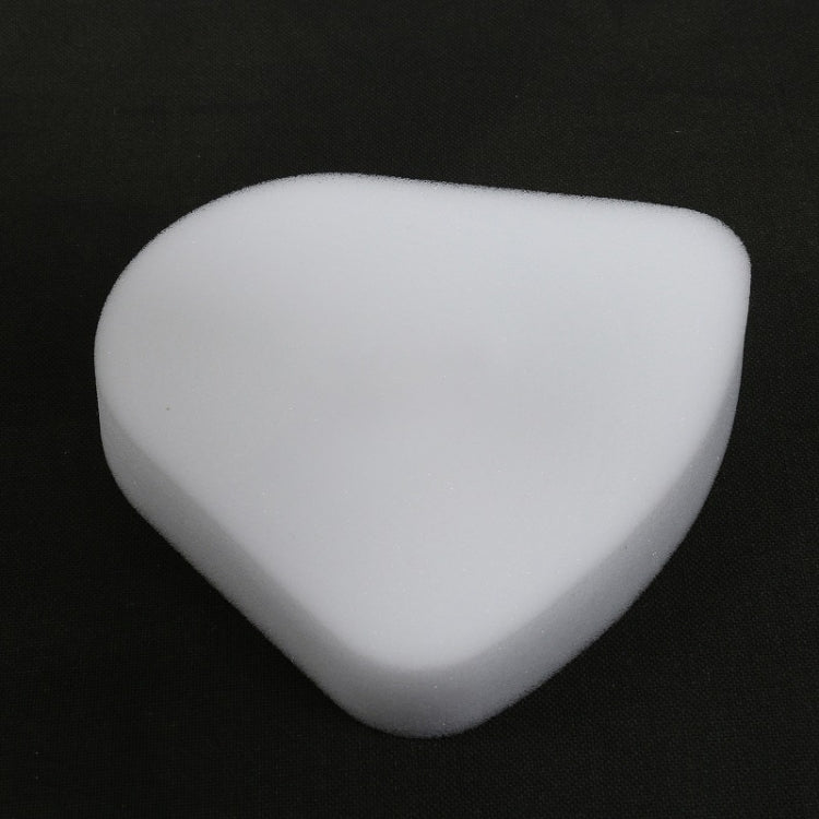 Triangular white foam filter pad