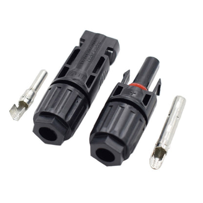 10 Sets MC4 Solar Photovoltaic Connector Waterproof Flame-Retardant Socket, MC4