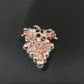 Diamond Grape Brooches Wild Pearl Pin Female Clothes Jewelry, Grape