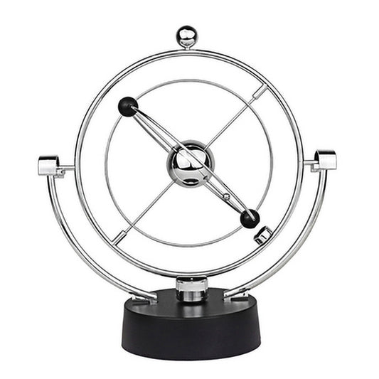 H004 Earth Permanent Meter Universe Galaxy Mechanism Rock Magnetic Electric Rotating Ornament, Silver, Green
