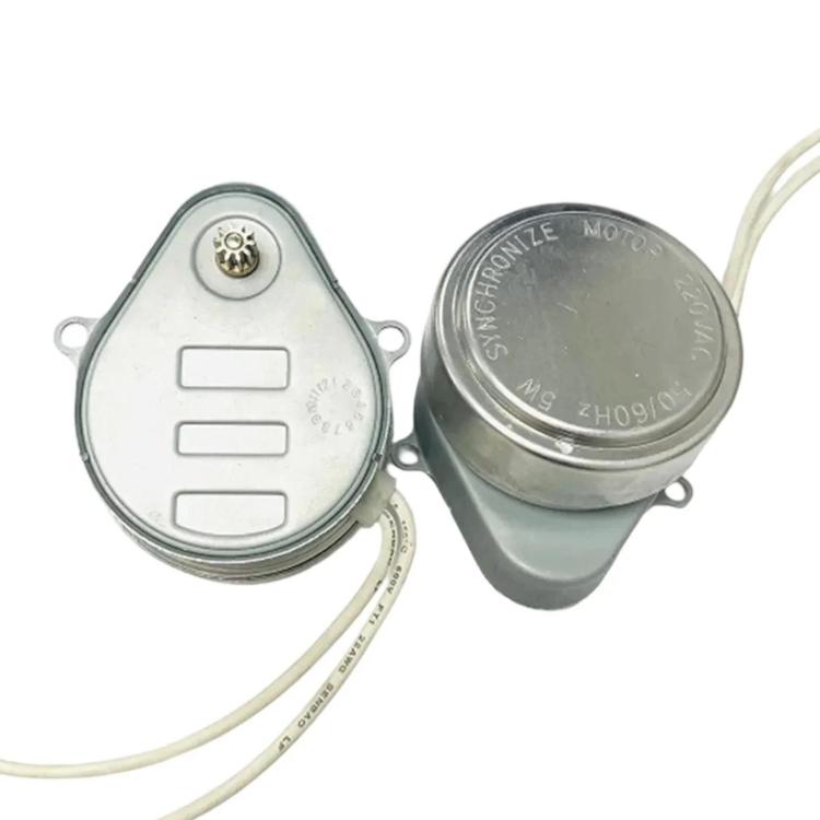 Pair of two-way valve actuator motors with oval housings and lead wires