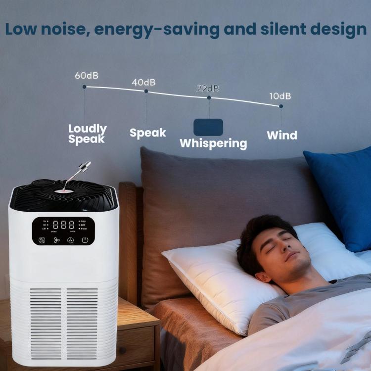 Desktop Aromatherapy Diffuser Negative Ion Odor Formaldehyde Removal Air Purifier, US Plug