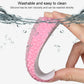 Self-adhesive pink heel heightening half pad with silicone edge, washable and easy clean