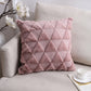 Double-Sided Plush Pillow Home Sofa Cushion Pillowcase, 45x45cm Without Core, 45x45cm Pillowcase + Core