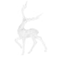 White elk string lights with glowing LED elk figures on clear wire.