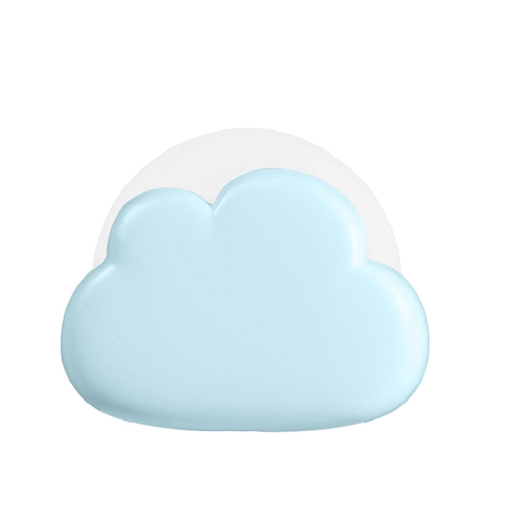 Blue cloud-shaped USB night light with smooth rounded design