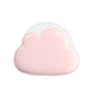 Pink cloud-shaped USB night light with smooth rounded design