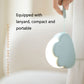 Blue cloud-shaped USB night light with hanging lanyard
