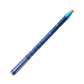 Blue fishing rod section with orange tip cap and segmented blue handle