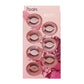 Brown 3D mink false eyelash set, 7 pairs on display card with Friday label