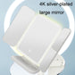 Three-sided folding LED makeup mirror lamp with smart touch button and dimming indicator