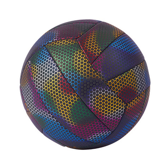 MILACHIC Fluorescent Volleyball No.5 PU Machine Stitched Volleyball, 6930 Night Light, 6931 Colorful, 6932 Honeycomb