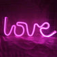 Neon LED Modeling Lamp Decoration Night Light, Power Supply:, Battery or USB, USB