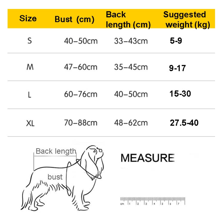 Reflective Printed Pet Dog Life Jacket Swimsuit, M, L