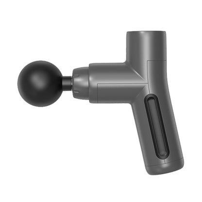 Grey mini massage fascia gun with round massage head