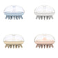 Silicone Head Massage Shampoo Brush, Blue, Pink, White, Yellow