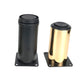 Thickened stainless steel furniture support legs in matte black and rose gold, square base