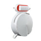 TP-LINK DECO M5 wall mount bracket with red plug adapter, front view and side outlet