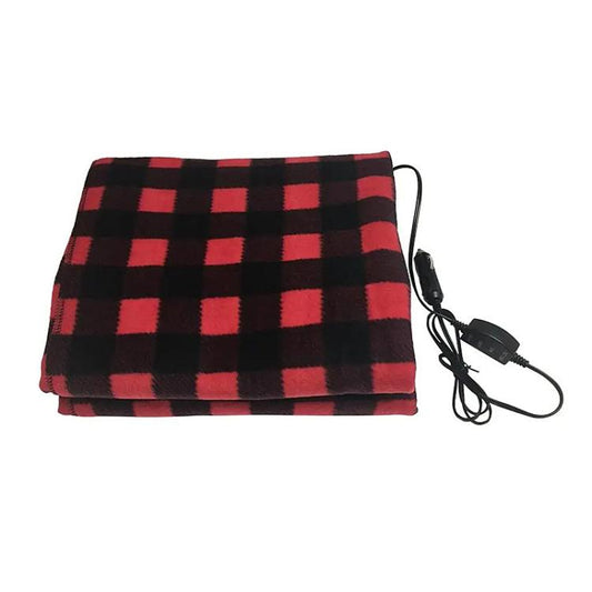 12V Car Winter Electric Heating Blanket, Ordinary Type Red, Temperature Control Type Red