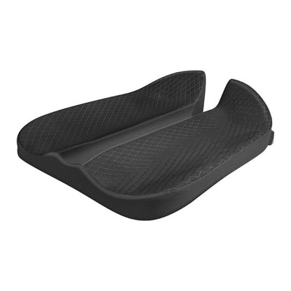 QFC060 V-shaped Car Memory Foam Non-slip Seat Cushion, Black, Khaki, Grey