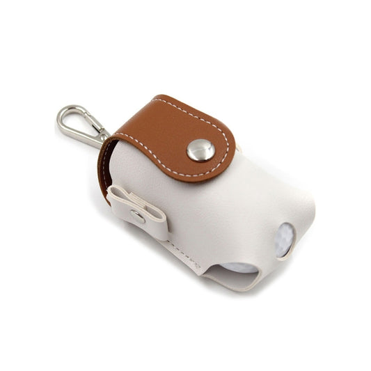 Splicing Leather Portable Mini Golf Protective Bag, Brown, Blue, Pink