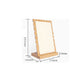 Bamboo Wood Detachable Jewelry Storage Display Stand, Black, White, Beige