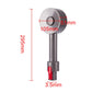 Grey vacuum brush head connector with round suction face and red release tab