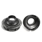Vacuum motor back cover and HEPA filter cover set, round parts with openings
