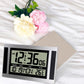 Large Screen LCD Wall Clock Minimalist Electronic Alarm Clock, Large Screen LCD