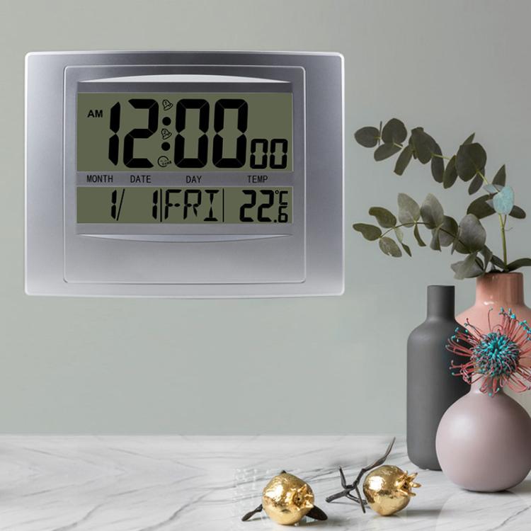 Home Big Screen Display Digital Electronic Wall Clock Living Room Temperature Clock, Anniversary Alarm