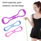 Set of multi-color single-hole stretching pullers in purple, blue, and pink