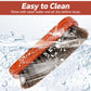 Shoe cleaning brush with wooden handle and dense bristles, covered in water droplets
