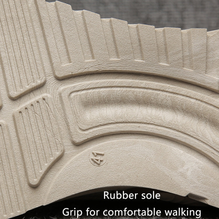 Men's height-increasing running shoe, textured rubber outsole with molded grip tread