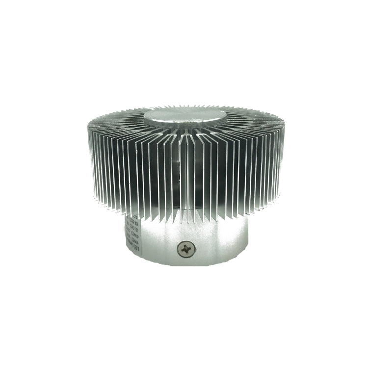 Aluminum heatsink LED sunflower-style wall light with circular mounting base