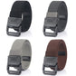 Assorted elastic casual belts with rectangular buckles: black, dark gray, light gray, coffee