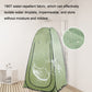 Green camping shower/changing tent with water-repellent fabric and splash protection