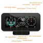 Car HUD Level Slope GPS Compass Altitude Display, M60