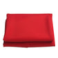 Round polyester parasol replacement cover cloth, red, folded for storage