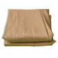 Round polyester parasol replacement cover, khaki/tan fabric, draped folds