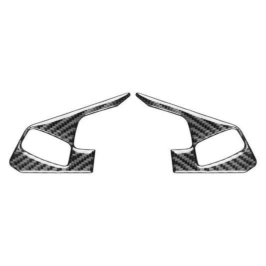 For Chevrolet Corvette C8 2pcs /Set Steering Wheel Button Frame Sticker