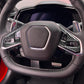 For Chevrolet Corvette C8 2pcs /Set Steering Wheel Button Frame Sticker