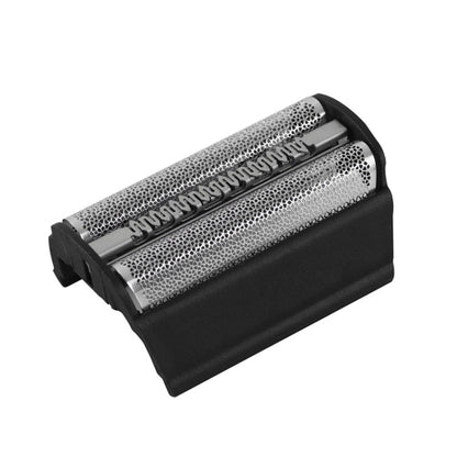 Braun electric shaver head assembly with double foil cutters and black housing
